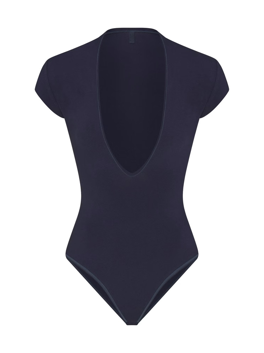 SKIMS - Cotton Jersey Deep Plunge Bodysuit
